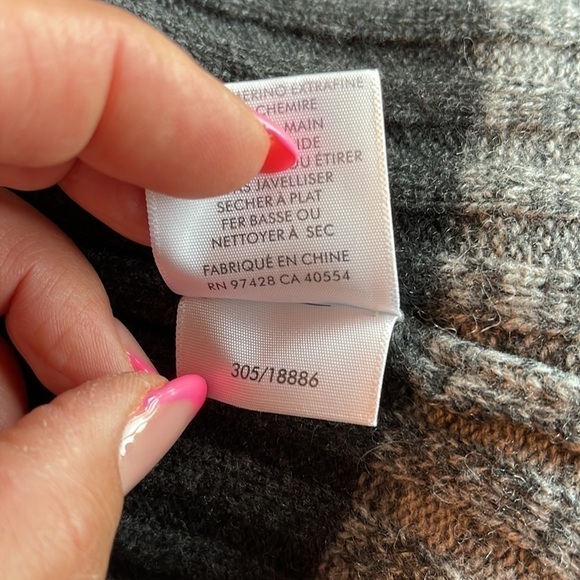 White + Warren cardigan size large - Picture 8 of 9